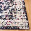 SAFAVIEH Madison Collection Area Rug – 5’3″ x 7’6″, Orange & Ivory, Boho Chic Medallion Distressed Design, Non-Shedding & Easy Care, Ideal for High Traffic Areas in Living Room, Bedroom (MAD468P)(Navy/Ivory)