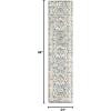 SAFAVIEH Madison Collection Area Rug – 5’3″ x 7’6″, Orange & Ivory, Boho Chic Medallion Distressed Design, Non-Shedding & Easy Care, Ideal for High Traffic Areas in Living Room, Bedroom (MAD468P)(Grey/Ivory)