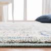 SAFAVIEH Madison Collection Area Rug – 5’3″ x 7’6″, Orange & Ivory, Boho Chic Medallion Distressed Design, Non-Shedding & Easy Care, Ideal for High Traffic Areas in Living Room, Bedroom (MAD468P)(Grey/Ivory)