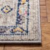 SAFAVIEH Madison Collection Area Rug – 5’3″ x 7’6″, Orange & Ivory, Boho Chic Medallion Distressed Design, Non-Shedding & Easy Care, Ideal for High Traffic Areas in Living Room, Bedroom (MAD468P)(Grey/Blue)
