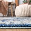 SAFAVIEH Madison Collection Area Rug – 5’3″ x 7’6″, Orange & Ivory, Boho Chic Medallion Distressed Design, Non-Shedding & Easy Care, Ideal for High Traffic Areas in Living Room, Bedroom (MAD468P)(Dark Blue/Light Blue)