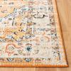 SAFAVIEH Madison Collection Area Rug – 5’3″ x 7’6″, Orange & Ivory, Boho Chic Medallion Distressed Design, Non-Shedding & Easy Care, Ideal for High Traffic Areas in Living Room, Bedroom (MAD468P)(Orange/Ivory)