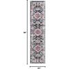 SAFAVIEH Madison Collection Area Rug – 5’3″ x 7’6″, Orange & Ivory, Boho Chic Medallion Distressed Design, Non-Shedding & Easy Care, Ideal for High Traffic Areas in Living Room, Bedroom (MAD468P)(Navy/Ivory)