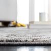 SAFAVIEH Madison Collection Area Rug – 6′ x 9′, Grey & Red, Boho Abstract Distressed Design, Non-Shedding & Easy Care, Ideal for High Traffic Areas in Living Room, Bedroom (MAD425R)(Grey/Beige)