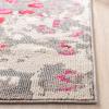 SAFAVIEH Madison Collection Area Rug – 6′ x 9′, Grey & Red, Boho Abstract Distressed Design, Non-Shedding & Easy Care, Ideal for High Traffic Areas in Living Room, Bedroom (MAD425R)(Grey/Red)