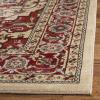 SAFAVIEH Mahal Collection Area Rug – 8′ x 10′, Red & Natural, Traditional Oriental Design, Non-Shedding & Easy Care, Ideal for High Traffic Areas in Living Room, Bedroom (MAH698A)(Creme/Red)