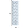 SAFAVIEH Moroccan Tassel Shag Collection Accent Rug – 4’5″ x 6’5″, Ivory & Black, 0.75-inch Thick Ideal for High Traffic Areas in Entryway, Living Room, Bedroom (MTS452A)(Ivory/Light Blue)