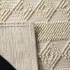 SAFAVIEH Natura Collection Accent Rug – 4′ x 6′, Grey & Ivory, Handmade Moroccan Boho Tribal Wool & Cotton, Ideal for High Traffic Areas in Entryway, Living Room, Bedroom (NAT102A)(Ivory)
