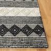 SAFAVIEH Natura Collection Accent Rug – 4′ x 6′, Grey & Ivory, Handmade Moroccan Boho Tribal Wool & Cotton, Ideal for High Traffic Areas in Entryway, Living Room, Bedroom (NAT102A)(Black/Ivory)
