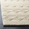 SAFAVIEH Natura Collection Accent Rug – 4′ x 6′, Grey & Ivory, Handmade Moroccan Boho Tribal Wool & Cotton, Ideal for High Traffic Areas in Entryway, Living Room, Bedroom (NAT102A)(Ivory)