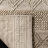 SAFAVIEH Natura Collection Accent Rug – 4′ x 6′, Grey & Ivory, Handmade Moroccan Boho Tribal Wool & Cotton, Ideal for High Traffic Areas in Entryway, Living Room, Bedroom (NAT102A)(Beige/Ivory)