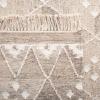 SAFAVIEH Natural Kilim Collection Area Rug – 5′ x 8′, Natural & Ivory, Handmade Moroccan Boho Tribal Wool & Viscose, Ideal for High Traffic Areas in Living Room, Bedroom (NKM316B)(Natural/Ivory)