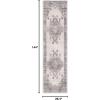 SAFAVIEH Oregon Collection Area Rug – 8′ x 10′, Beige & Grey, Oriental Distressed Design, Non-Shedding & Easy Care, Ideal for High Traffic Areas in Living Room, Bedroom (ORE898B)(Beige/Grey)