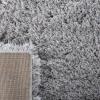 SAFAVIEH Polar Shag Collection Area Rug – 5’1″ x 7’6″, Light Turquoise, Solid Glam Design, Non-Shedding & Easy Care, 3-inch Thick Ideal for High Traffic Areas in Living Room, Bedroom (PSG800T)(Silver)