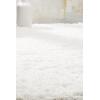 SAFAVIEH Polar Shag Collection Area Rug – 5’1″ x 7’6″, Light Turquoise, Solid Glam Design, Non-Shedding & Easy Care, 3-inch Thick Ideal for High Traffic Areas in Living Room, Bedroom (PSG800T)(White)
