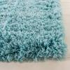 SAFAVIEH Polar Shag Collection Area Rug – 5’1″ x 7’6″, Light Turquoise, Solid Glam Design, Non-Shedding & Easy Care, 3-inch Thick Ideal for High Traffic Areas in Living Room, Bedroom (PSG800T)(Light Turquoise)