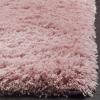 SAFAVIEH Polar Shag Collection Area Rug – 5’1″ x 7’6″, Light Turquoise, Solid Glam Design, Non-Shedding & Easy Care, 3-inch Thick Ideal for High Traffic Areas in Living Room, Bedroom (PSG800T)(Light Pink)