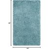 SAFAVIEH Polar Shag Collection Area Rug – 5’1″ x 7’6″, Light Turquoise, Solid Glam Design, Non-Shedding & Easy Care, 3-inch Thick Ideal for High Traffic Areas in Living Room, Bedroom (PSG800T)(Light Turquoise)