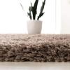 SAFAVIEH Polar Shag Collection Area Rug – 5’1″ x 7’6″, Light Turquoise, Solid Glam Design, Non-Shedding & Easy Care, 3-inch Thick Ideal for High Traffic Areas in Living Room, Bedroom (PSG800T)(Mushroom)