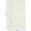 SAFAVIEH Polar Shag Collection Area Rug – 5’1″ x 7’6″, Light Turquoise, Solid Glam Design, Non-Shedding & Easy Care, 3-inch Thick Ideal for High Traffic Areas in Living Room, Bedroom (PSG800T)(White)