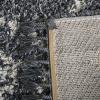 SAFAVIEH Pro Luxe Shag Collection Area Rug – 5′ x 8′, Blue & Creme, Moroccan Boho Tassel Design, Non-Shedding & Easy Care, 2.4-inch Thick Ideal for High Traffic Areas in Living Room, Bedroom (PLX432L)(Blue/Creme)