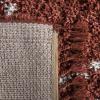 SAFAVIEH Pro Luxe Shag Collection Area Rug – 5′ x 8′, Blue & Creme, Moroccan Boho Tassel Design, Non-Shedding & Easy Care, 2.4-inch Thick Ideal for High Traffic Areas in Living Room, Bedroom (PLX432L)(Rust/Creme)