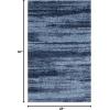 SAFAVIEH Retro Collection Area Rug – 8′ Square, Light Blue & Blue, Modern Abstract Design, Non-Shedding & Easy Care, Ideal for High Traffic Areas in Living Room, Bedroom (RET2693-6065)(Light Blue/Blue)