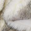 SAFAVIEH Sheep Skin Collection Accent Rug – 3′ x 5′, Steel Blue, Handmade Rustic Glam Genuine Pelt, 3.4-inch Thick Ideal for High Traffic Areas in Entryway, Living Room, Bedroom (SHS121B)(Ivory/Smoke Grey)