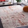 SAFAVIEH Shivan Collection 8′ x 10′ Grey / Gold SHV723G Modern Abstract Non-Shedding Living Room Bedroom Dining Home Office Area Rug(Grey/Rose)