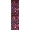 SAFAVIEH Skyler Collection 8′ x 10′ Blue/Ivory SKY186M Modern Abstract Non-Shedding Living Room Bedroom Dining Home Office Area Rug(Black/Purple)