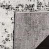 SAFAVIEH Skyler Collection 8′ x 10′ Blue/Ivory SKY186M Modern Abstract Non-Shedding Living Room Bedroom Dining Home Office Area Rug(Charcoal/Ivory)