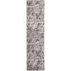 SAFAVIEH Skyler Collection 8′ x 10′ Blue/Ivory SKY186M Modern Abstract Non-Shedding Living Room Bedroom Dining Home Office Area Rug(Charcoal/Ivory)