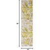 SAFAVIEH Skyler Collection 8′ x 10′ Blue/Ivory SKY186M Modern Abstract Non-Shedding Living Room Bedroom Dining Home Office Area Rug(Grey/Green)