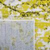 SAFAVIEH Skyler Collection 8′ x 10′ Blue/Ivory SKY186M Modern Abstract Non-Shedding Living Room Bedroom Dining Home Office Area Rug(Grey/Green)