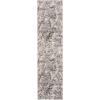 SAFAVIEH Skyler Collection 8′ x 10′ Blue/Ivory SKY186M Modern Abstract Non-Shedding Living Room Bedroom Dining Home Office Area Rug(Grey/Ivory)