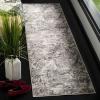 SAFAVIEH Skyler Collection 8′ x 10′ Blue/Ivory SKY186M Modern Abstract Non-Shedding Living Room Bedroom Dining Home Office Area Rug(Pink/Ivory)
