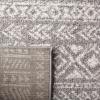 SAFAVIEH Tulum Collection Area Rug – 5’3″ x 7’6″, Dark Grey & Ivory, Moroccan Boho Distressed Design, Non-Shedding & Easy to Clean, Ideal for Living Room, Bedroom, Dining Space (TUL263F)(Dark Grey/Ivory)