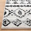 SAFAVIEH Tulum Collection Area Rug – 5’3″ x 7’6″, Ivory & Grey, Moroccan Boho Distressed Design, Non-Shedding & Easy to Clean, Ideal for Living Room, Bedroom, Dining Space (TUL240A)(Ivory/Black)