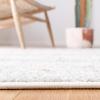 SAFAVIEH Tulum Collection Area Rug – 5’3″ x 7’6″, Ivory & Grey, Moroccan Boho Distressed Design, Non-Shedding & Easy to Clean, Ideal for Living Room, Bedroom, Dining Space (TUL240A)(Ivory/Pink)