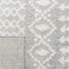 SAFAVIEH Tulum Collection Area Rug – 5’3″ x 7’6″, Ivory & Grey, Moroccan Boho Distressed Design, Non-Shedding & Easy to Clean, Ideal for Living Room, Bedroom, Dining Space (TUL240A)(Light Grey/Ivory)