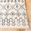 SAFAVIEH Tulum Collection Area Rug – 5’3″ x 7’6″, Ivory & Grey, Moroccan Boho Distressed Design, Non-Shedding & Easy to Clean, Ideal for Living Room, Bedroom, Dining Space (TUL240A)(Ivory/Grey)