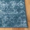 SAFAVIEH Tulum Collection Area Rug – 5’3″ x 7’6″, Ivory & Grey, Moroccan Boho Distressed Design, Non-Shedding & Easy to Clean, Ideal for Living Room, Bedroom, Dining Space (TUL240A)(Turquoise/Blue)