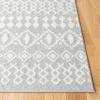 SAFAVIEH Tulum Collection Area Rug – 5’3″ x 7’6″, Ivory & Grey, Moroccan Boho Distressed Design, Non-Shedding & Easy to Clean, Ideal for Living Room, Bedroom, Dining Space (TUL240A)(Light Grey/Ivory)