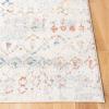 SAFAVIEH Tulum Collection Area Rug – 5’3″ x 7’6″, Ivory & Grey, Moroccan Boho Distressed Design, Non-Shedding & Easy to Clean, Ideal for Living Room, Bedroom, Dining Space (TUL240A)(Ivory/Pink)