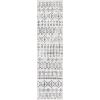 SAFAVIEH Tulum Collection Area Rug – 5’3″ x 7’6″, Ivory & Grey, Moroccan Boho Distressed Design, Non-Shedding & Easy to Clean, Ideal for Living Room, Bedroom, Dining Space (TUL240A)(Ivory/Grey)