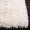 SAFAVIEH Venice Shag Collection Area Rug – 5′ x 7′, Champagne, Handmade Glam, 3-inch Thick Ideal for High Traffic Areas in Living Room, Bedroom (SG256C)(Pearl)