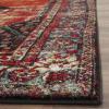 SAFAVIEH Vintage Hamadan Collection Area Rug – 5’3″ x 7’6″, Orange & Multi, Traditional Persian Design, Non-Shedding & Easy Care, Ideal for High Traffic Areas in Living Room, Bedroom (VTH217B)(Orange/Multi)