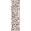 SAFAVIEH Vintage Hamadan Collection Area Rug – 8′ Round, Red & Multi, Traditional Persian Design, Non-Shedding & Easy to Clean, Ideal for Living Room, Bedroom, Dining Space (VTH211A)(Brown/Ivory)