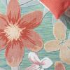 SAFAVIEH Washable Rug Outdoor Cabana Collection – 9′ x 12′, Aqua & Rust, Non-Shedding & Easy to Clean, Ideal for Patio, Backyard, Mudroom (CBN454J)(Green/Rust)