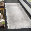 SAFAVIEH Area Rug 4×6 – Paris Shag Collection – Sage, Handmade, Soft Flowing Pile, Ideal for Ideal for Hallway, Foyer, Entryway, Bedroom (SG511-1003)(Sage)
